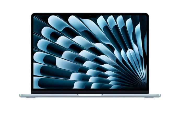 13-inch MacBook Air: Apple M4 chip with 10-core CPU and 10-core GPU, 24GB, 512GB SSD - Sky Blue