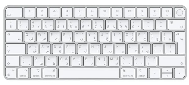 Magic Keyboard with Touch ID for Mac computer Arabic