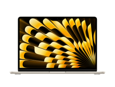 MDHC4 13-inch MacBook Air: Apple M5 chip with 10‑core CPU and 10‑core GPU, 16GB, 1TB SSD - Starlight