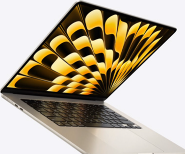 MDVD4 15-inch MacBook Air: Apple M5 chip with 10‑core CPU and 10‑core GPU, 16GB, 512GB SSD - Starlight